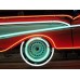 New 57 Chevy Convertible Painted Neon Sign 96"W x 27"H