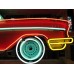 New 57 Chevy Convertible Painted Neon Sign 96"W x 27"H