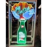 New 7UP "The Uncola" Porcelain Neon Sign 32"W x 72"H 