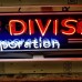 New AC Spark Plug / GM Painted Neon Sign w/Bullnose Ends 9 Feet Wide x 12" High