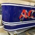 New AC Spark Plug / GM Painted Neon Sign w/Bullnose Ends 9 Feet Wide x 12" High