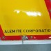 Original Alemite Porcelain Sign with Neon 31"W x 35"H