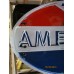 New American Gas Porcelain Sign with Neon 72"W x 60"H