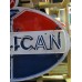 New American Gas Porcelain Sign with Neon 72"W x 60"H