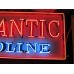 New Atlantic Gasoline Painted Neon Sign 72"W x 30"H