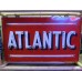 Original Atlantic Gas Porcelain Sign with Neon 72"x42" - SSPN