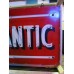 Original Atlantic Gas Porcelain Sign with Neon 72"x42" - SSPN