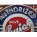 New Buick Valve in Head Porcelain Neon Sign 42" Diameter