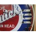 New Buick Valve in Head Porcelain Neon Sign 42" Diameter