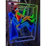New Batman & Robin Double-sided Painted Neon Sign 61"W x 75"H
