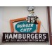 Original Burger Chef Porcelain Neon 19 FT W x 16 1/2 FT H