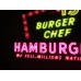 Original Burger Chef Porcelain Neon 19 FT W x 16 1/2 FT H