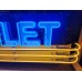 New Chevrolet Strip Painted Neon Sign w/Bullnose Ends 9 Feet W x 24"H