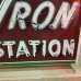 New Chevron Porcelain Neon Sign 60"W x 42"H