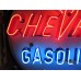 New Chevron Porcelain Neon Sign 48"W x 60"H