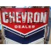 New Chevron Porcelain Neon Sign 39"W x 53"H