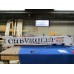 New Chevrolet Auto Sales Arrow Double-Sided Enamel Neon Sign 8 FT W x 18" H