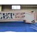 New Chevrolet Auto Sales Arrow Double-Sided Porcelain Neon Sign 8 FT W x 18" H