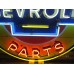 New Chevrolet Genuine Parts Porcelain Neon Sign 48" Diameter