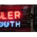 New Chrysler Plymouth Double-Sided Porcelain Neon Sign 77"W x 29"H