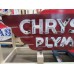 New Chrysler Plymouth Double-Sided Porcelain Neon Sign 77"W x 29"H