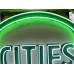 Original Cities Service Porcelain Neon Sign 72" Diameter
