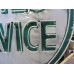 Original Cities Service Porcelain Neon Sign 72" Diameter