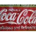 Original Coca-Cola Fountain Service Porcelain Sign with Neon 60 IN W x 46 IN H