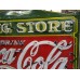 Original Coca-Cola Drug Store Porcelain Neon Sign 60"x46"