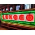 Original CONOCO Tin Painted Sign with Neon 12 FT x 3 FT