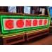 Original CONOCO Tin Painted Sign with Neon 12 FT x 3 FT