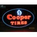 New Cooper Tires Porcelain Neon Sign 48"W x 30"H