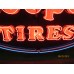 New Cooper Tires Porcelain Neon Sign 48"W x 30"H