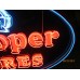 New Cooper Tires Porcelain Neon Sign 48"W x 30"H