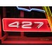 New Corvette 427 Turbo-Jet Porcelain Neon Sign 8 FT W x 4 FT H