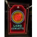 New OK Used Corvette Keytag Porcelain Neon Sign 40"W x 72"H
