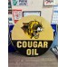 New Cougar Oil Porcelain Neon Sign 60" Diameter