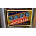 New Dad's Root Beer Porcelain Neon Sign 48"W x 36"H