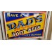 New Dad's Root Beer Porcelain Neon Sign 48"W x 36"H