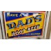 New Dad's Root Beer Porcelain Neon Sign 48"W x 36"H