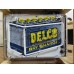 New Delco Batteries "Dry Charge" Porcelain Sign with Neon - 28"W x 20"H 