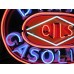 New Dixie Gasoline Oils Painted Enamel Metal Neon Sign 60"W x 42"H