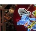New Licensed "Dog n' Suds" Painted Neon Sign with Chaser Lights 106.5 IN W x 96 IN H