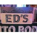 New "Ed's Auto Body Wks" Animated Painted Neon Sign 10 FT W x 71"H 