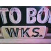 New "Ed's Auto Body Wks" Animated Painted Neon Sign 10 FT W x 71"H 