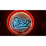 New Esso Porcelain Neon Sign 36 Inch Diameter / Free Delivery