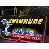  New Evinrude Porcelain Neon Sign 60"W x 30"H