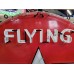 Original Flying A Service Porcelain Neon Sign 72" Diameter