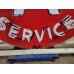 Original Flying A Service Porcelain Neon Sign 72" Diameter