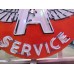 New Flying A Service Porcelain Neon Sign 72" W x 60" Diameter